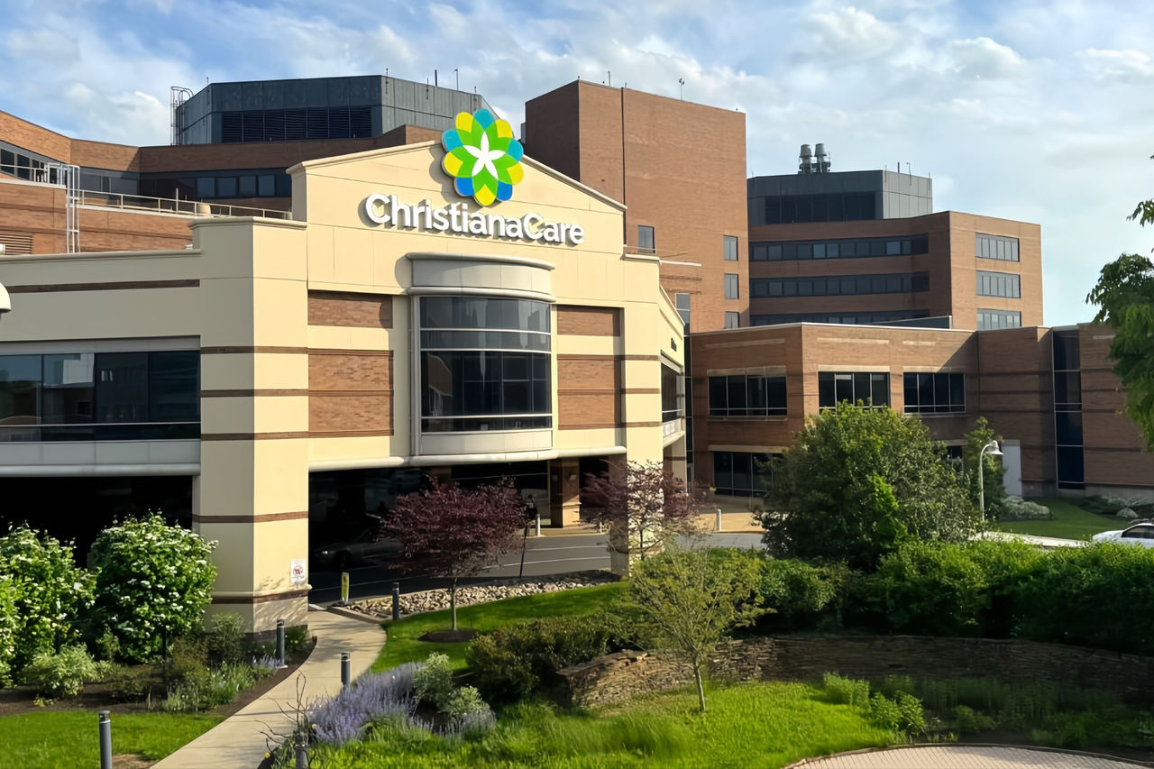 Aerial view of ChristianaCare Christiana Hospital