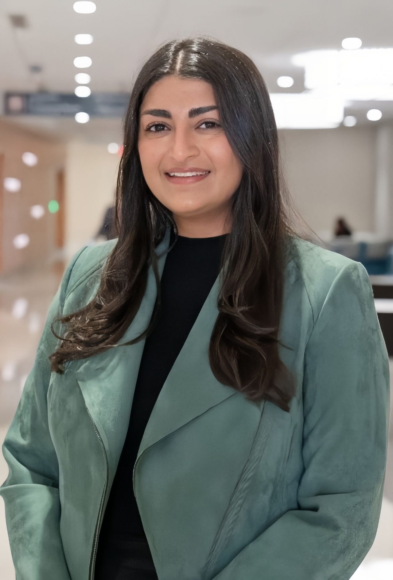 Headshot portrait of Jasmine Patel