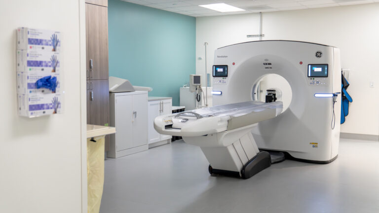 Photo of CT Scanner at Aston Campus Neighborhood Hospital