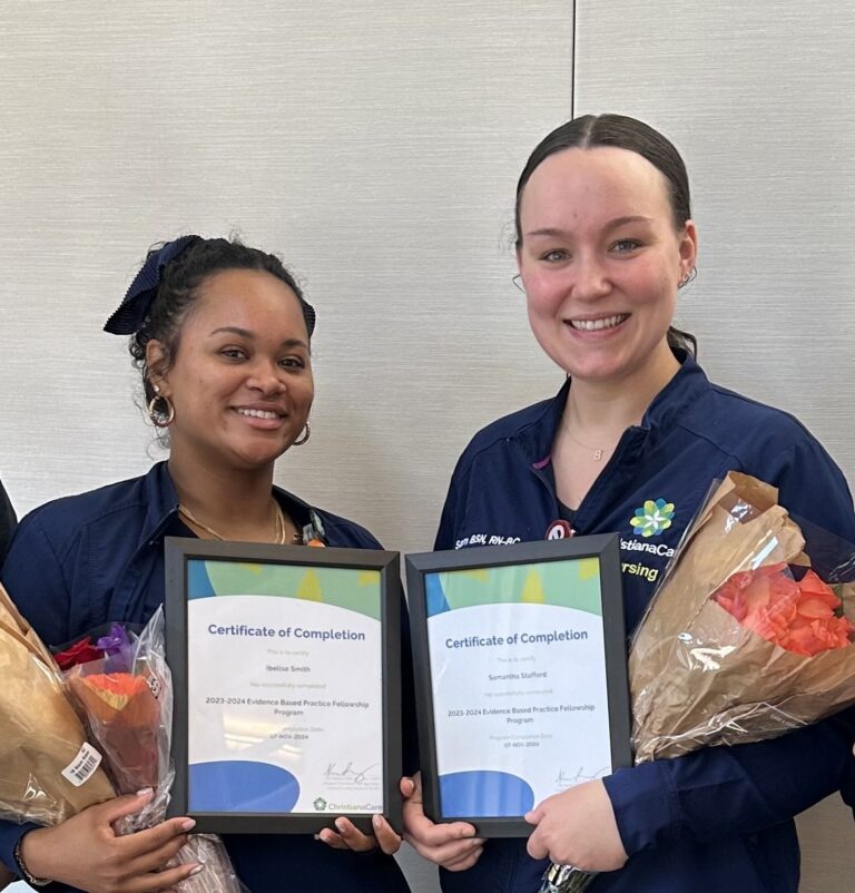 Magnet Nurses of the Year – Ibelise Smith, BSN, RN-BC and Samantha Stafford, MSN, RN-BC