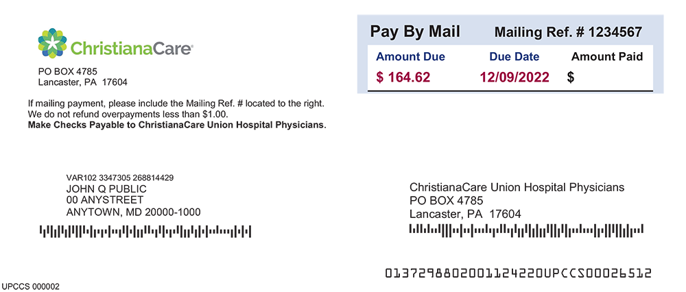 Payment Coupon: Cecil Physician