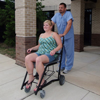 Surgicenter patient getting discharged