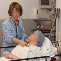 Surgicenter patient post anesthesia