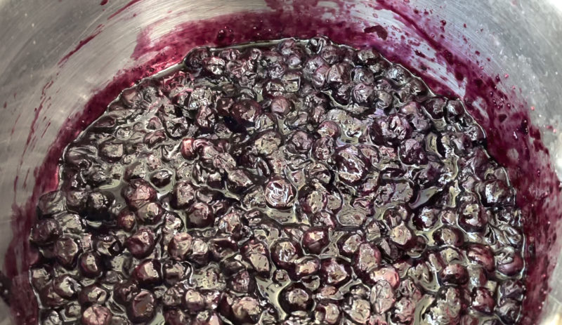 Blueberry Syrup - syrup image