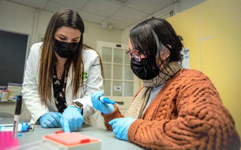 Información sobre CRISPR en un cuadro